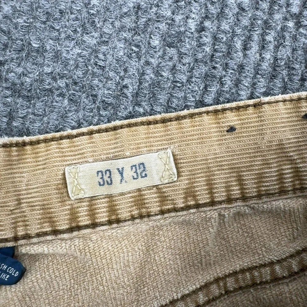 Polo Ralph Lauren Corduroy Pants Mens 33x32 Tan‎ 100% Cotton Workwear Skater Y2K
